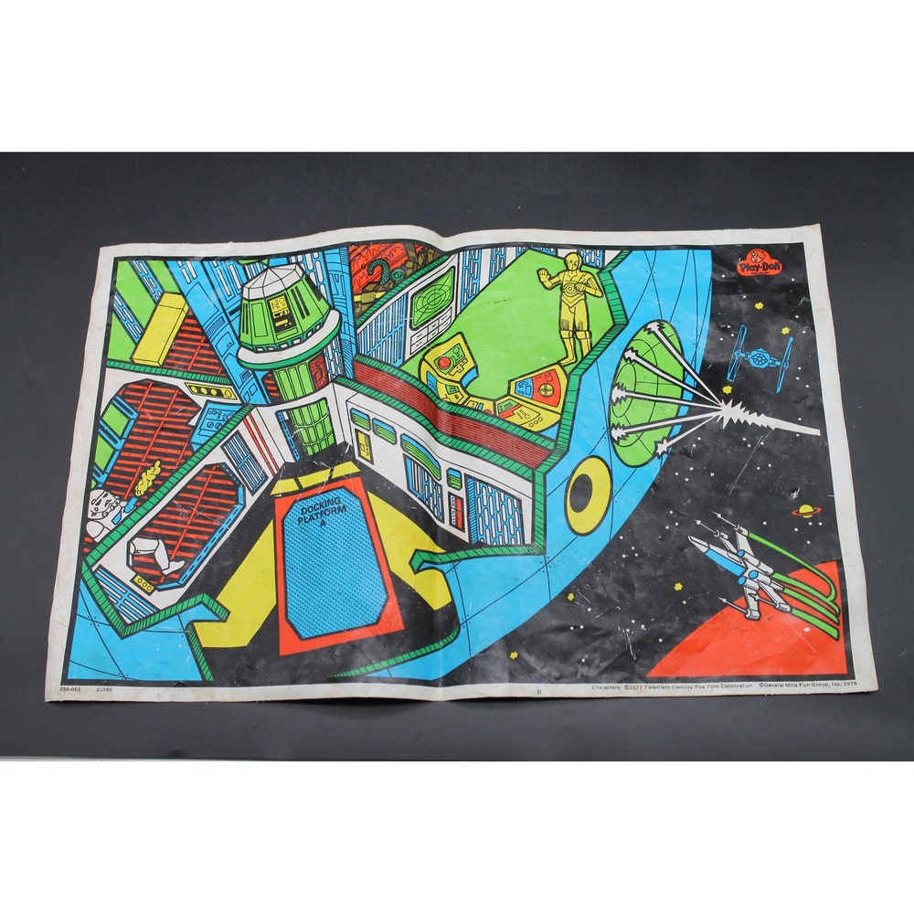 Vintage 1978 Play-Doh Star Wars Play Mat General Mills Fun Group C-3PO